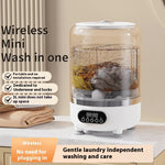 Load image into Gallery viewer, Portable Washer Machine Mini Wireless for Underwear Socks USB Rechargeable Compact Travel Washer for Home Camping
