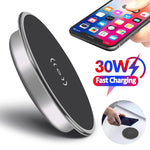 Load image into Gallery viewer, Built in Desktop Device Fast Wireless Charger 30W Quick Charger 3.0 Embedded Caricabatter Tipe C Chargeur Induction Charging
