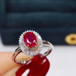 Load image into Gallery viewer, Top Quality Natural and Real Ruby Ring Gemstone Wedding Engagement Rings for Women Fine Jewelry Gift Wholesale

