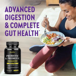 Load image into Gallery viewer, Prebiotics and Probiotics Capsules - Supports Gut Health, Digestion, Metabolism, and Weight Management, Regulating Emotions
