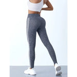 Load image into Gallery viewer, Yoga Leggings Women Striped Slim Sports Pants High Waist Hip Liftting Casul Tights Workout Running Stretchy  Gym Leggings
