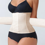 Load image into Gallery viewer, New Adjustable Waist Trainer for Women Double Belts Neoprene Corset with Zipper Workout Cincher for Tummy Control &amp; Back Support
