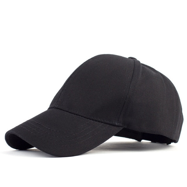 Glitter Ponytail Snapback Hat
