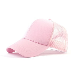 Glitter Ponytail Snapback Hat