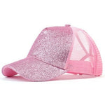 Load image into Gallery viewer, Glitter Ponytail Snapback Hat
