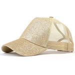 Load image into Gallery viewer, Glitter Ponytail Snapback Hat
