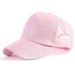 Load image into Gallery viewer, Glitter Ponytail Snapback Hat
