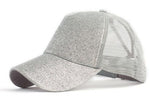 Load image into Gallery viewer, Glitter Ponytail Snapback Hat
