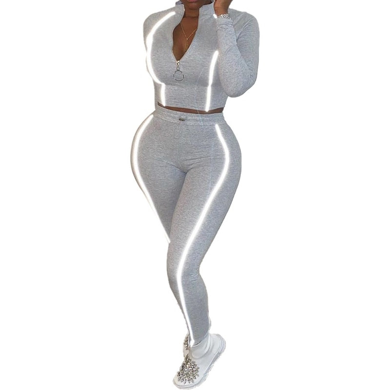 Grey Casual 2 Two Piece Set