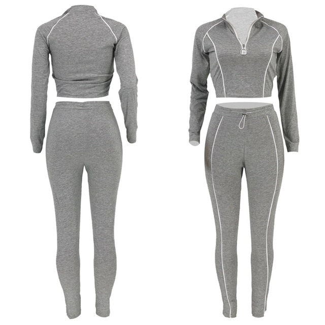 Grey Casual 2 Two Piece Set