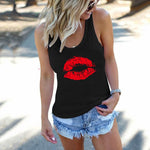 Load image into Gallery viewer, Red Sexy Lips Tank Top
