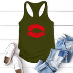 Load image into Gallery viewer, Red Sexy Lips Tank Top
